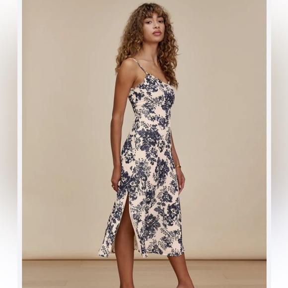 NWT Cassandra Reformation Midi Dress - Picture 2 of 10
